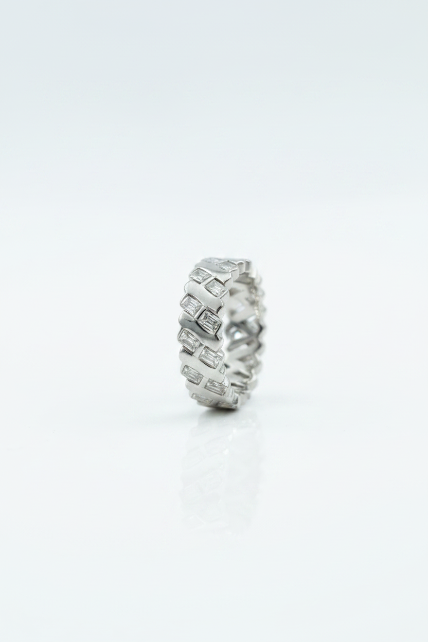 Anello geometrico cristalli