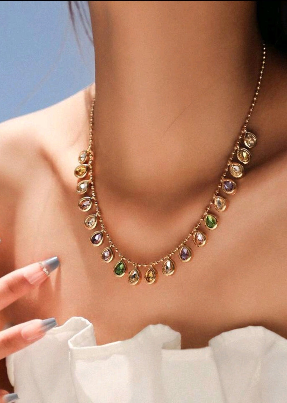 Collana cristalli
