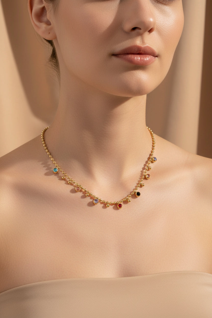 Collana brilla multicolor