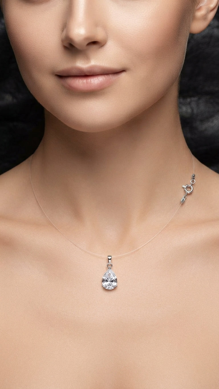 Collana invisibile con punto luce
