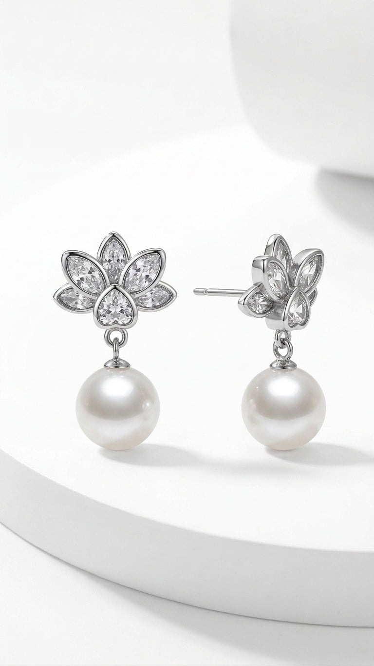 Orecchini Eternity Lotus