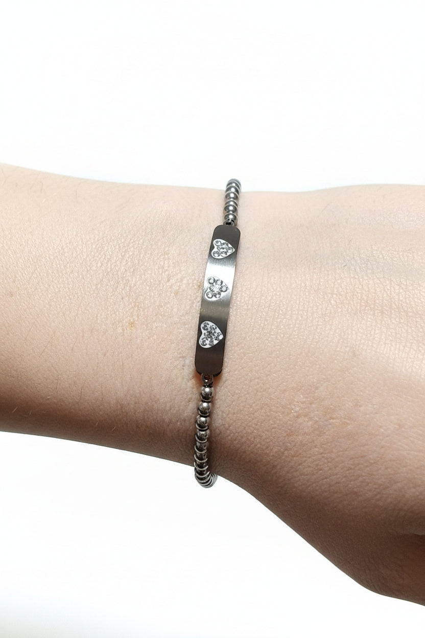 Bracciale cuoricini