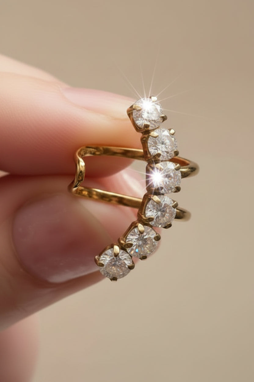 Ear Cuff zirconi