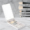 Set di pennelli con specchio led