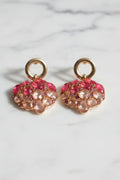 Orecchini cuore cristallo