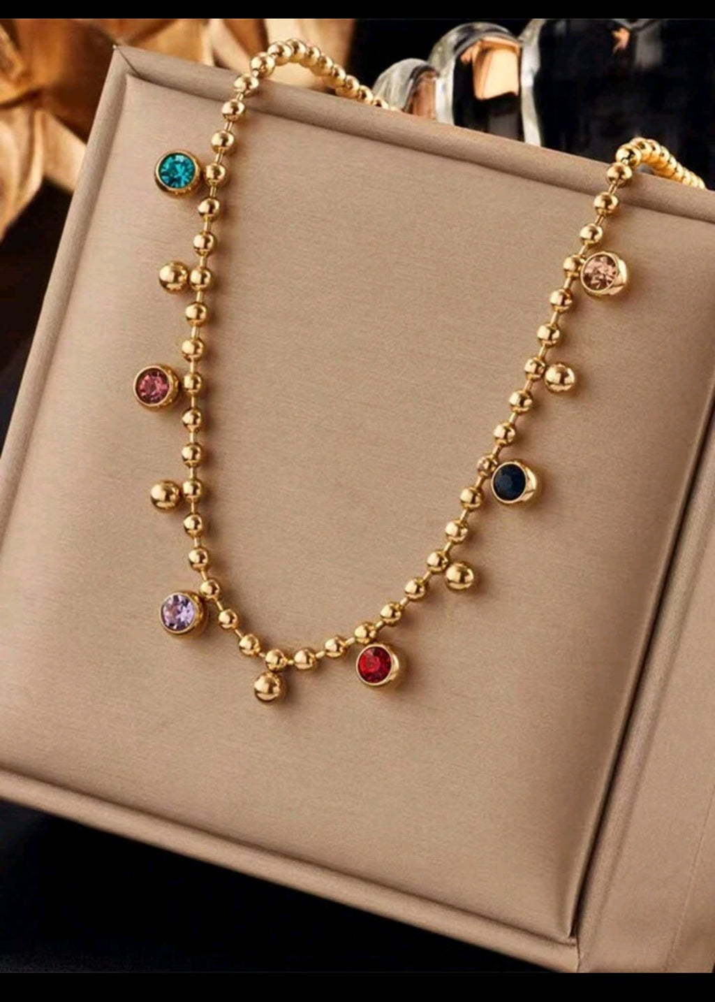 Collana brilla multicolor