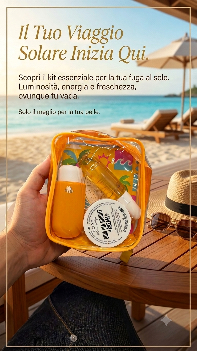Kit da viaggio arancione