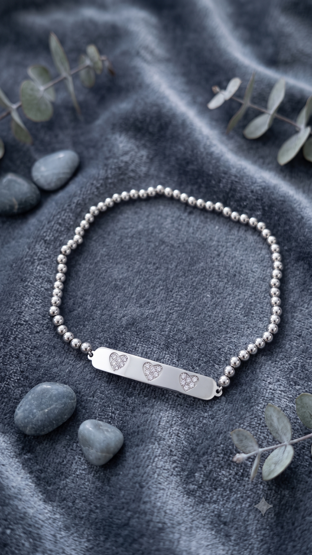Bracciale cuoricini