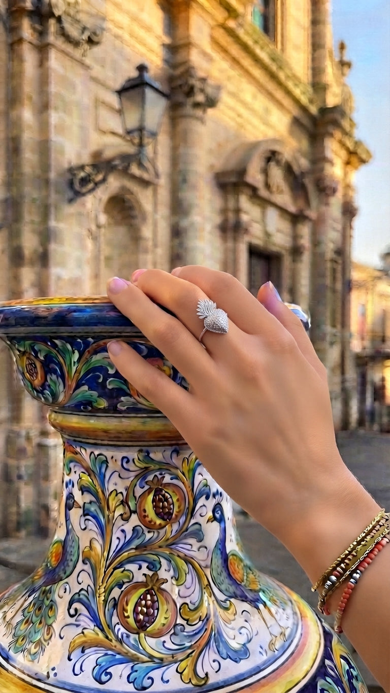 Anello cuore sacro