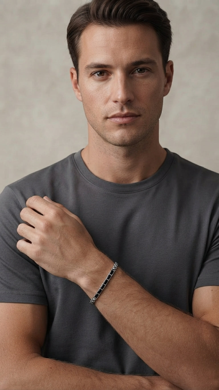 Bracciale Cronos Steel Men