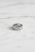 Anello geometrico cristalli