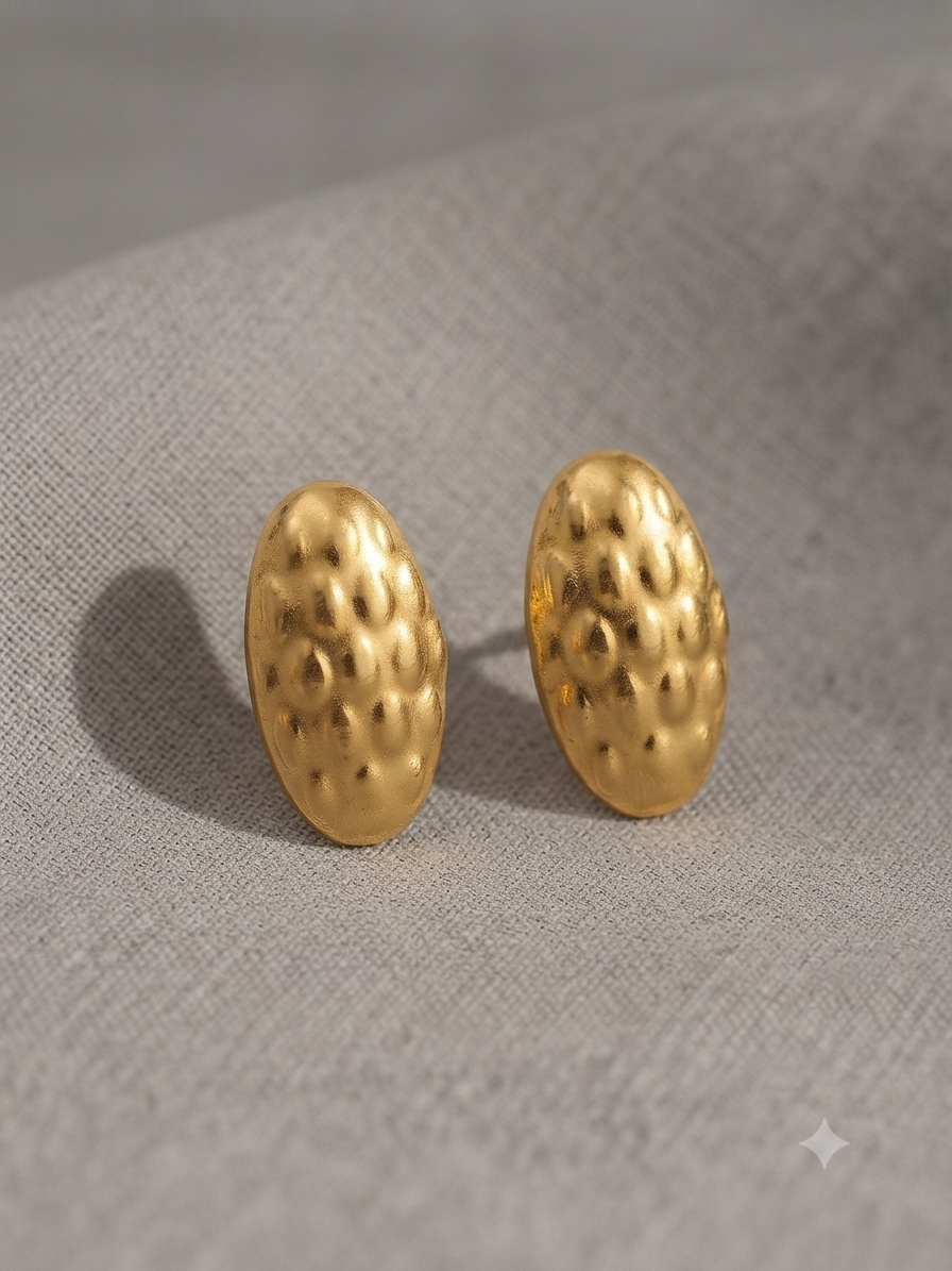 Orecchini pigna gold