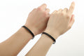 Bracciale rigido nero unisex