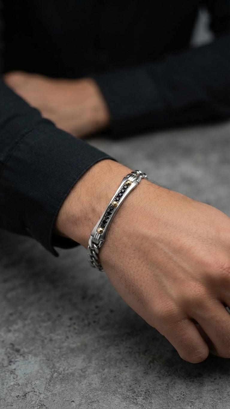 Bracciale galassia Men steel