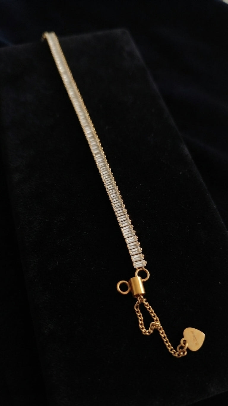 Bracciale tennis con cursore