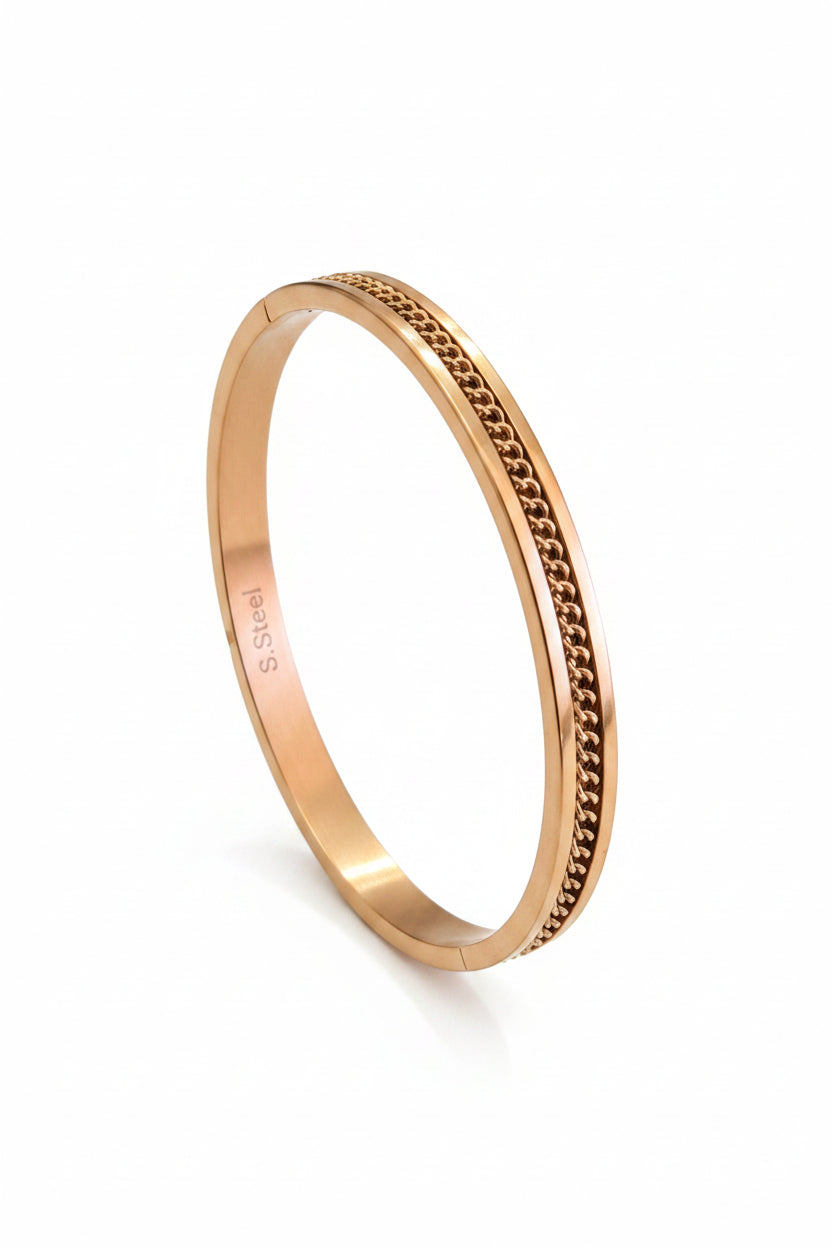 Bracciale rigido in rose Gold