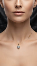 Collana invisibile con punto luce