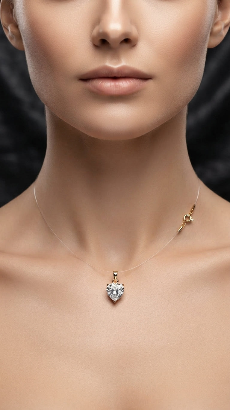 Collana invisibile con punto luce