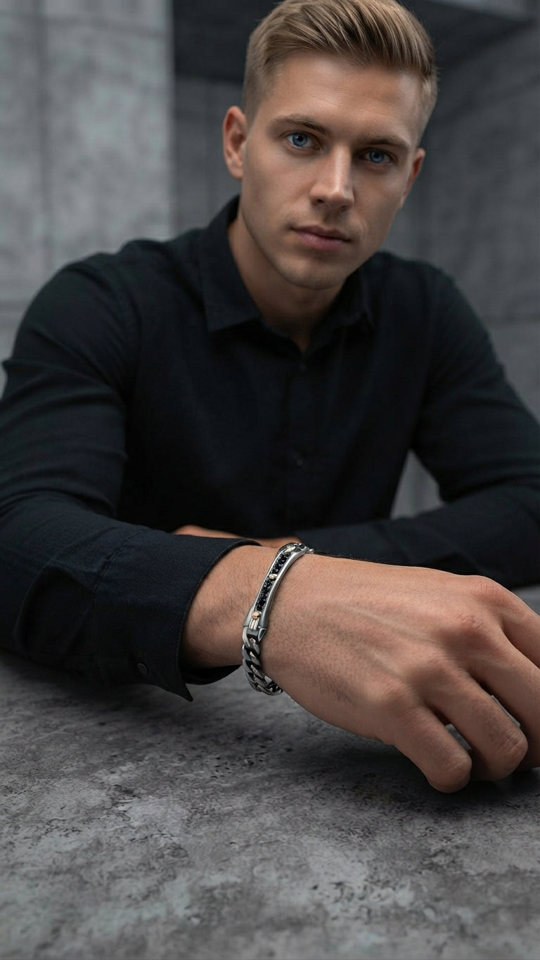 Bracciale galassia Men steel