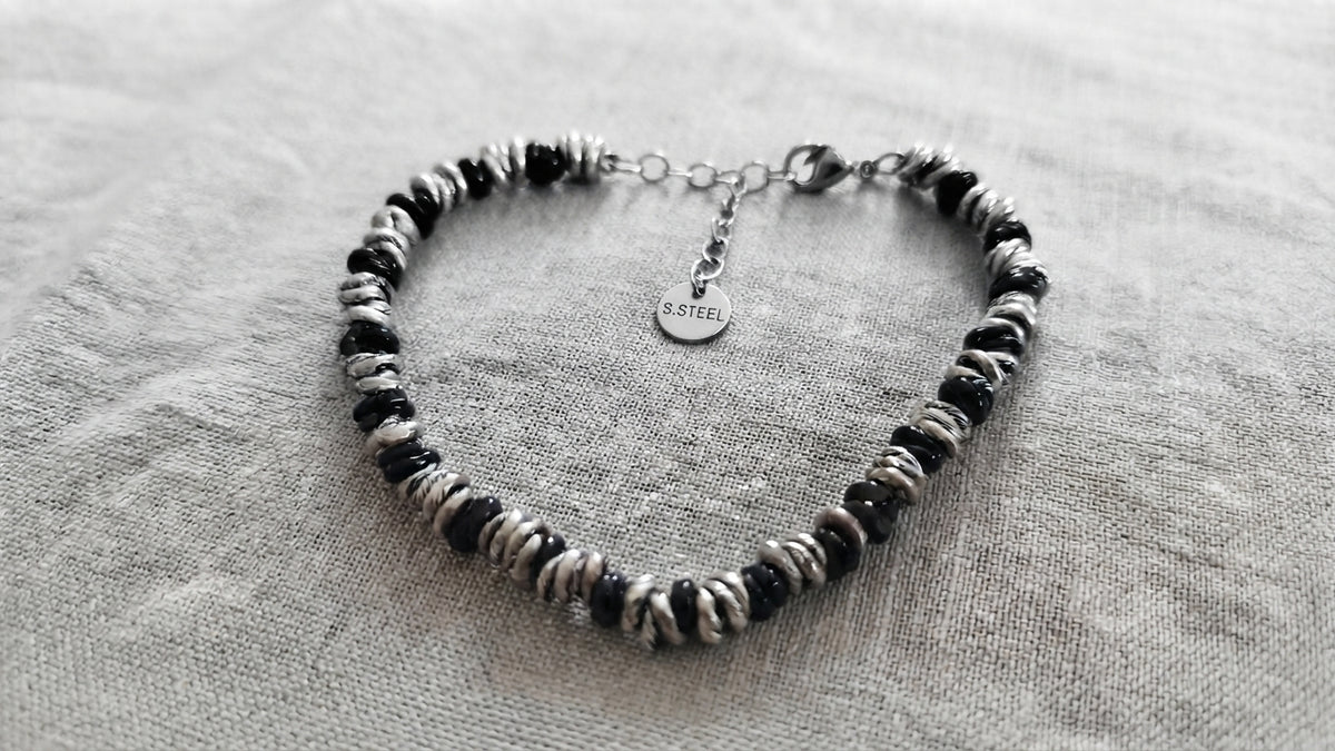 Bracciale dual loop Steel Men