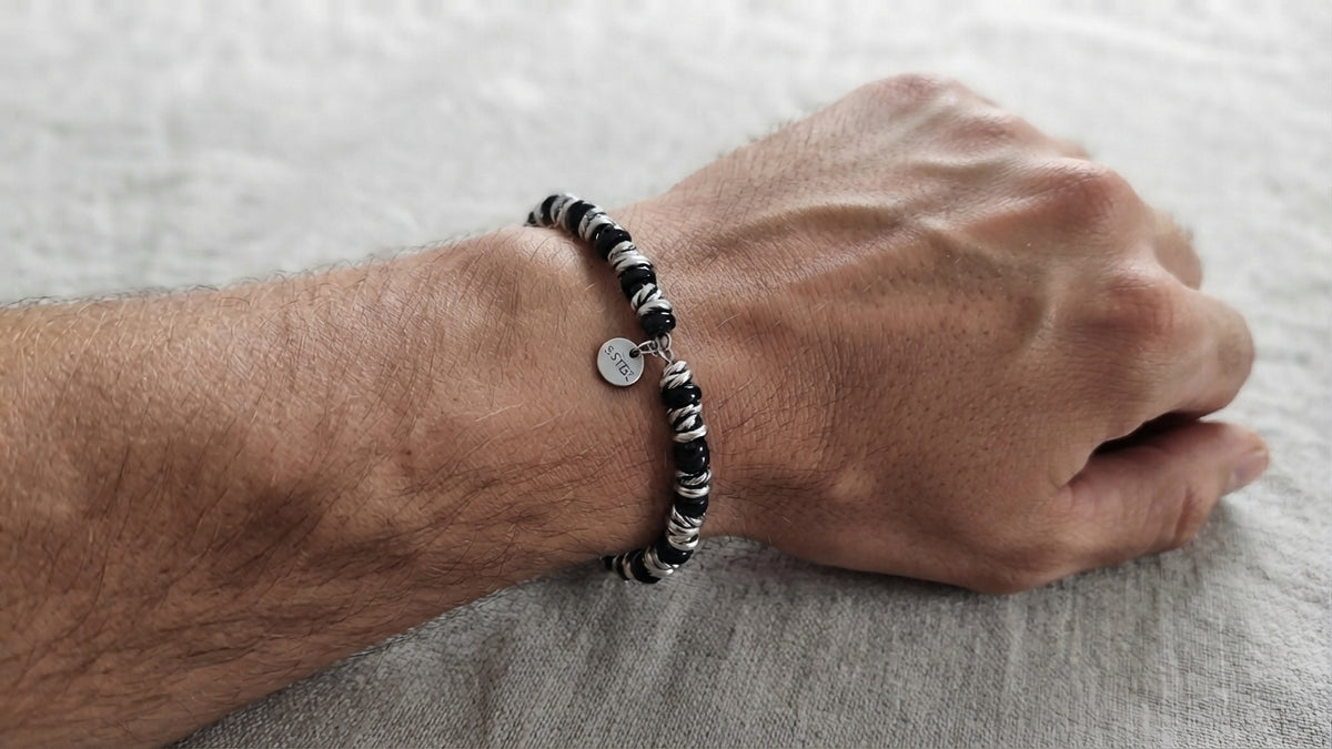 Bracciale dual loop Steel Men