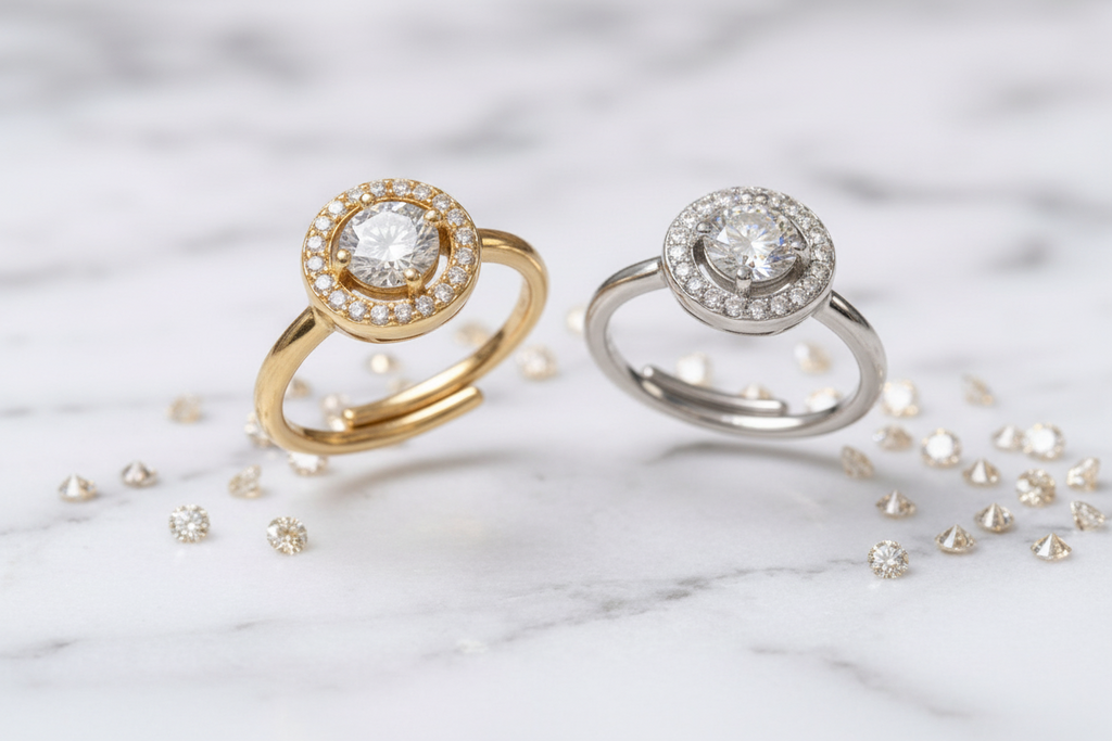 Anello circle cristallo
